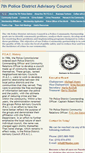 Mobile Screenshot of 7thpdac.com