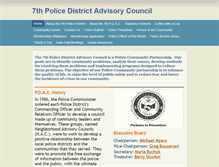 Tablet Screenshot of 7thpdac.com